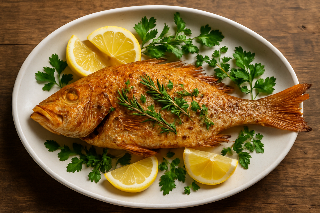 Oven-Roasted Pink Snapper with Lemon and Herbs A Classic Australian Approach to Cooking Pink Snapper