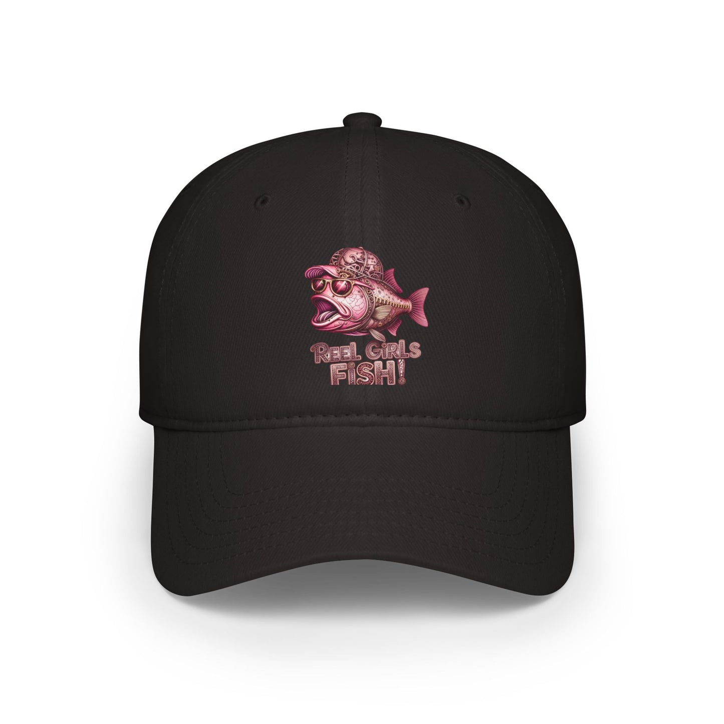 Reel Girls Fish™ Steampunk Low Profile Baseball Cap – Limited Edition