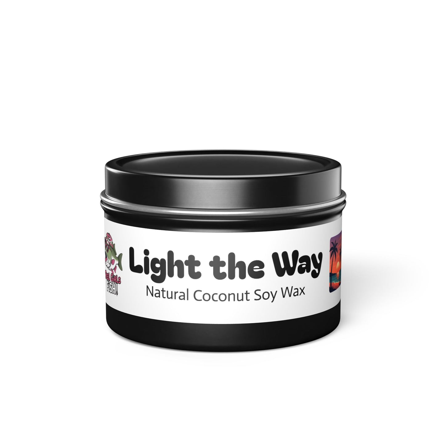 π―οΈ Natural Coconut Soy Wax Tin Candles β Light the Way to Your Next Catch