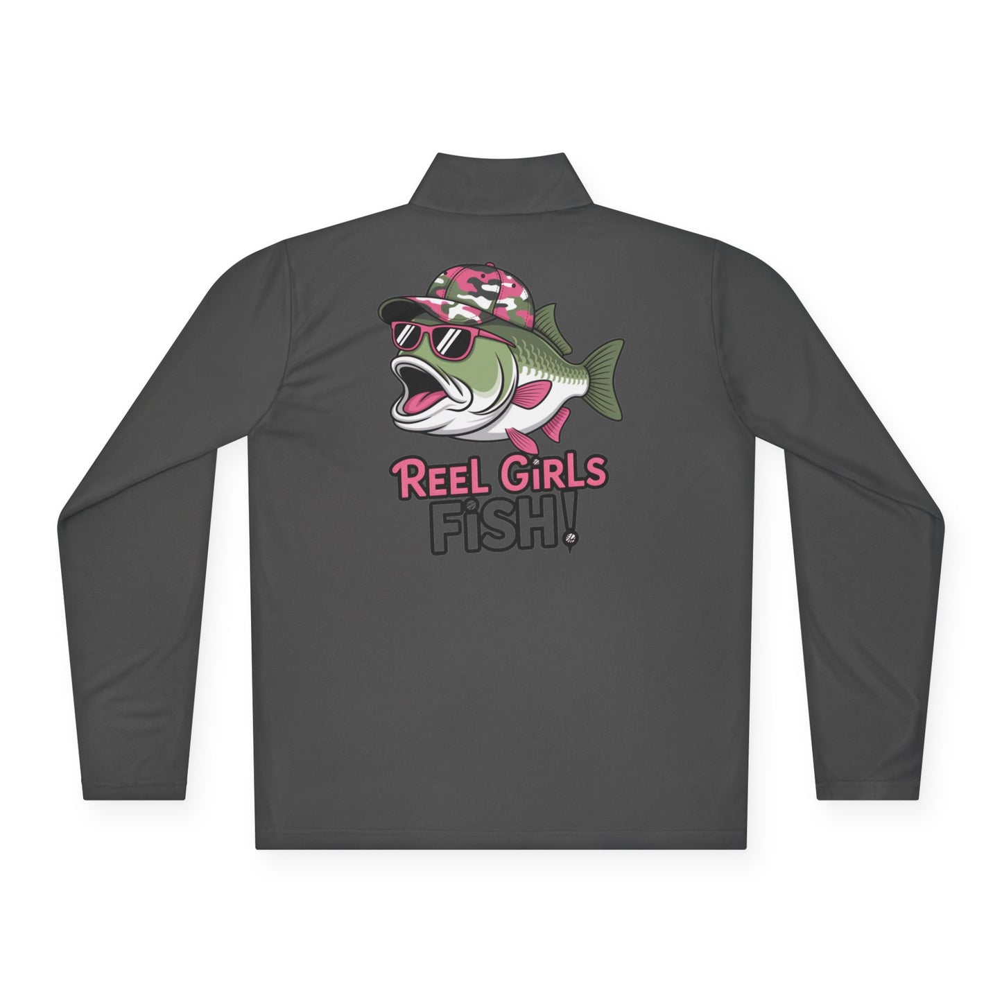 Quarter-Zip Pullover Fishing Lover's Hoodie