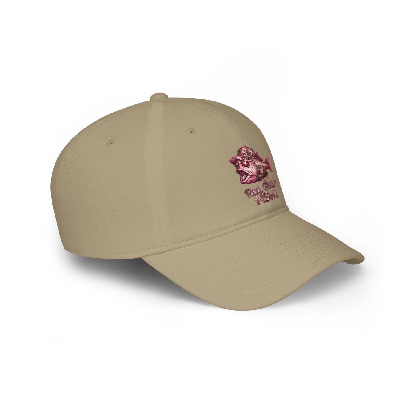 Reel Girls Fish™ Steampunk Low Profile Baseball Cap – Limited Edition