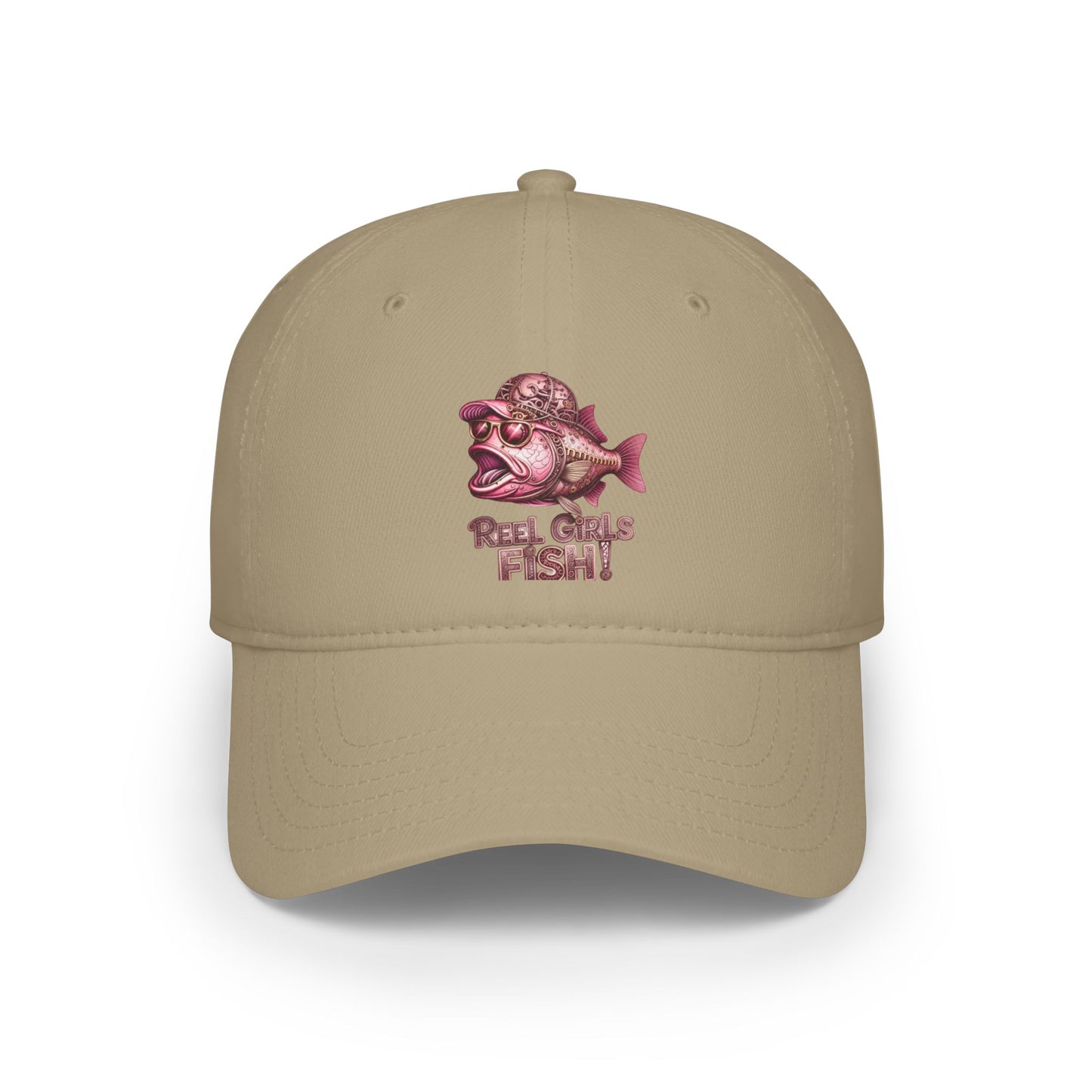 Reel Girls Fish™ Steampunk Low Profile Baseball Cap – Limited Edition