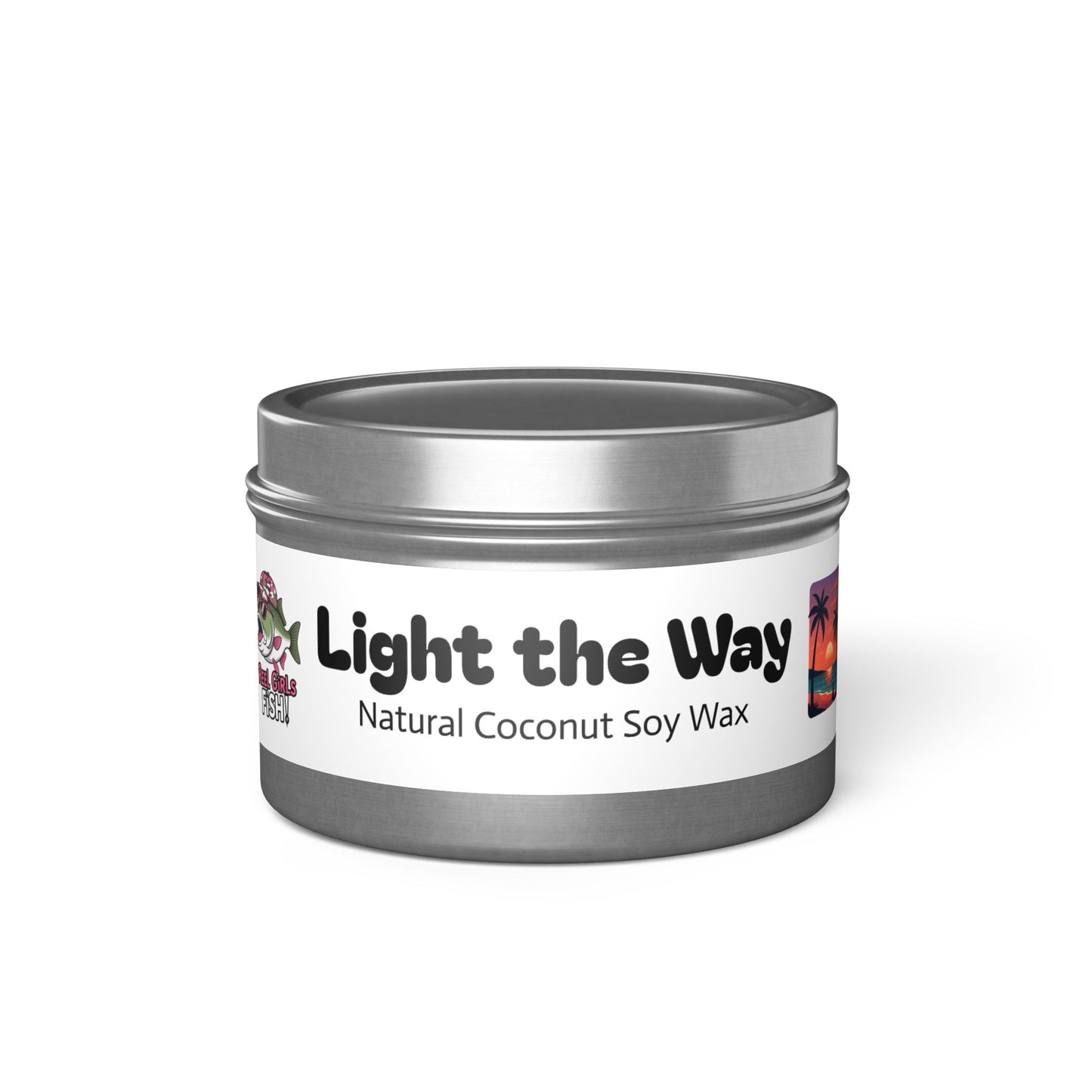 π―οΈ Natural Coconut Soy Wax Tin Candles β Light the Way to Your Next Catch