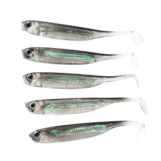 Rainbow Soft Bait Set β 5pcs of Colorful Confidence for Every Cast