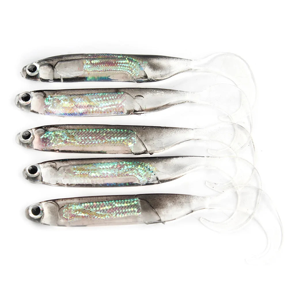 Rainbow Soft Bait Set – 5pcs of Colorful Confidence for Every Cast