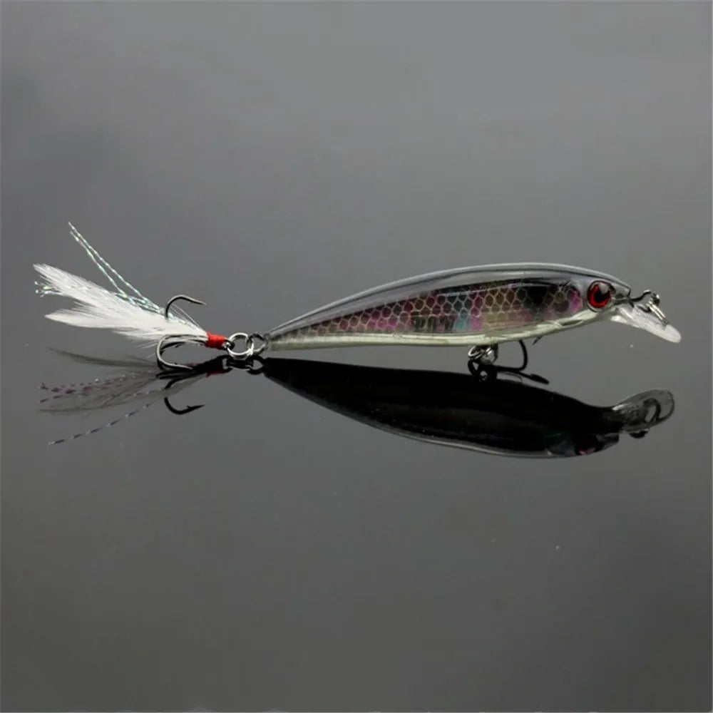 Minnow Magic β Feathered Hard Bait Crankbait (9cm / 7.2g) 1Pc
