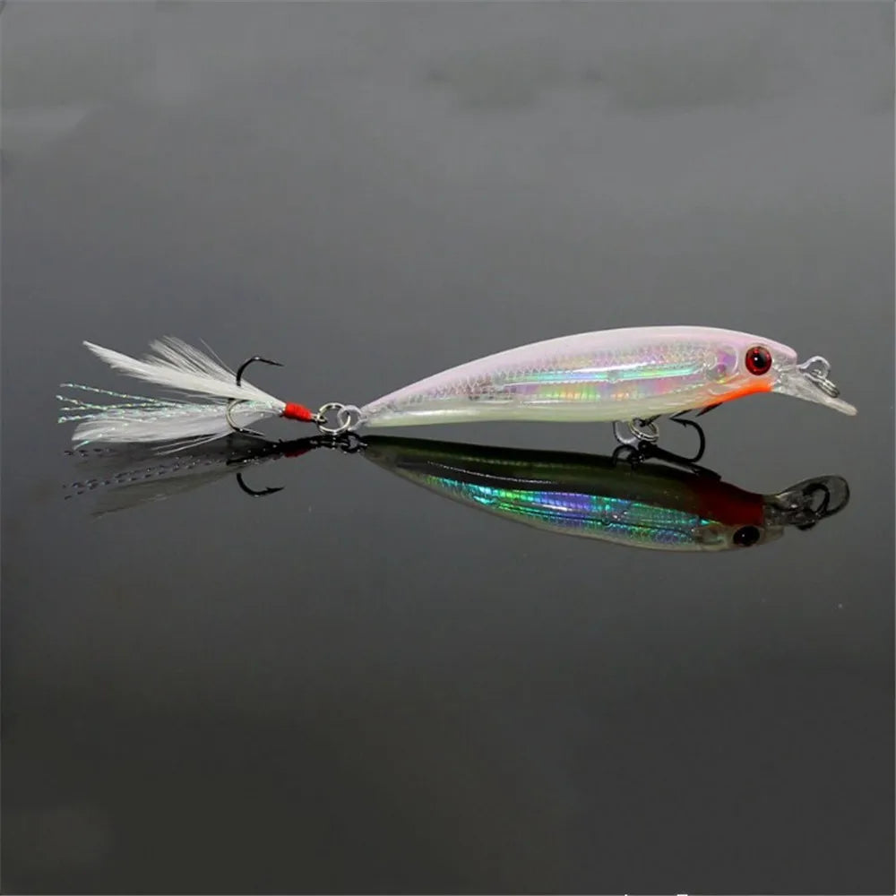 Minnow Magic β Feathered Hard Bait Crankbait (9cm / 7.2g) 1Pc