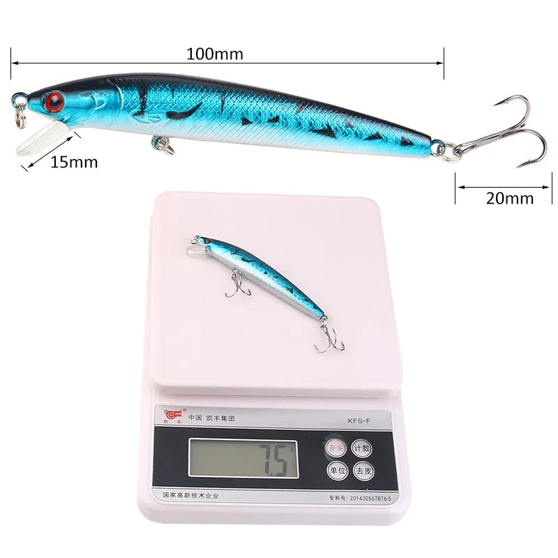 1 Pc Minnow Hard Bait Fishing Lure