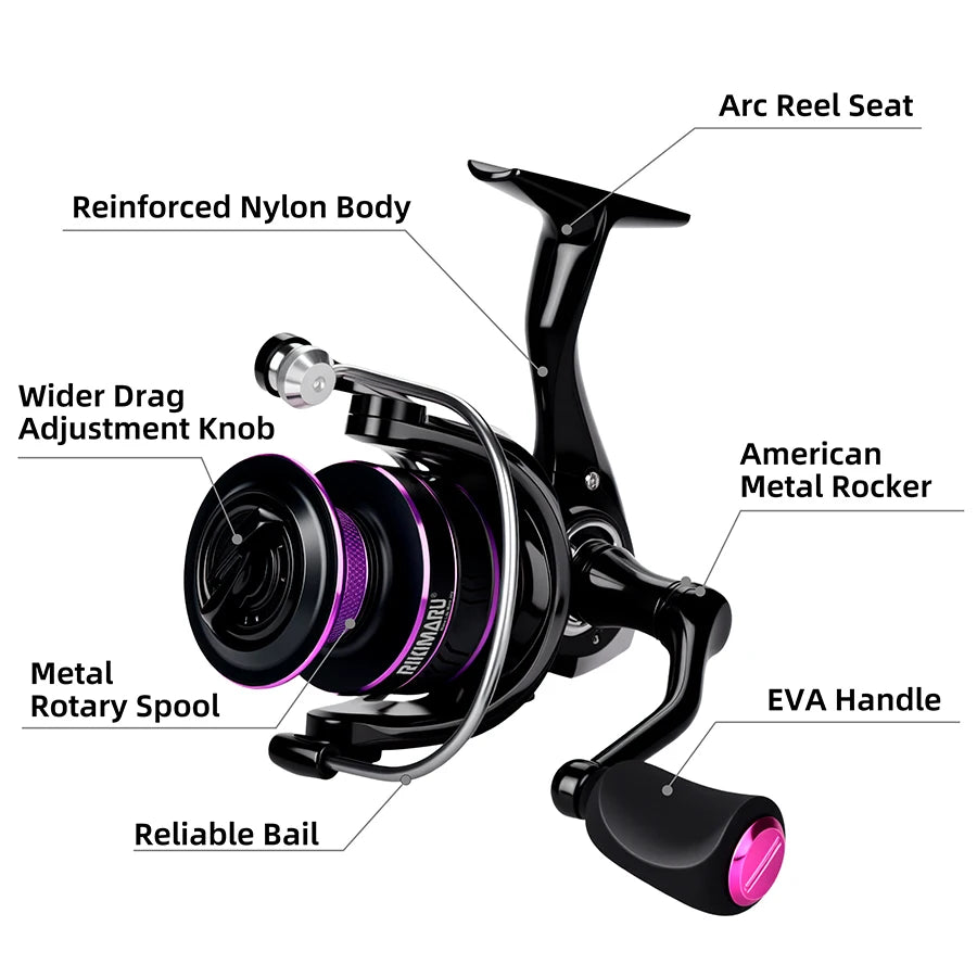 2000–7000 Spinning Reel Premium performance for ultra-light fishing and sea jigging