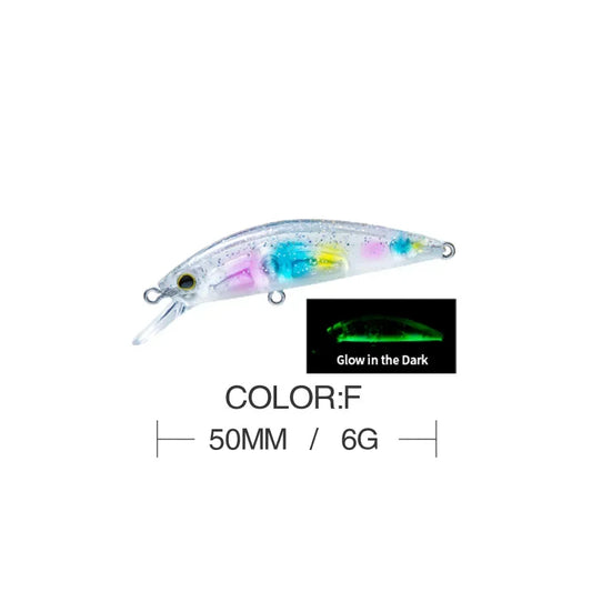 Hardcore Minnow Lure β 5cm/6g Designed for Women Who Fish Boldly