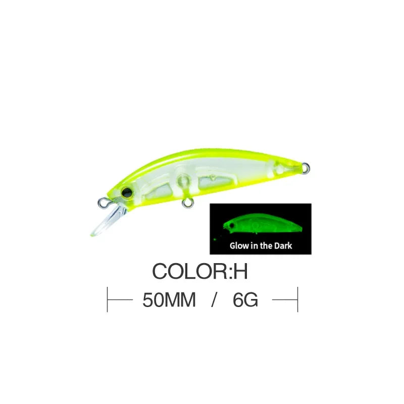 Hardcore Minnow Lure β 5cm/6g Designed for Women Who Fish Boldly