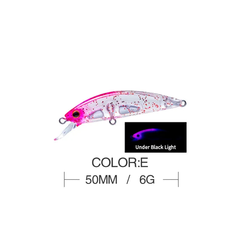 Hardcore Minnow Lure β 5cm/6g Designed for Women Who Fish Boldly