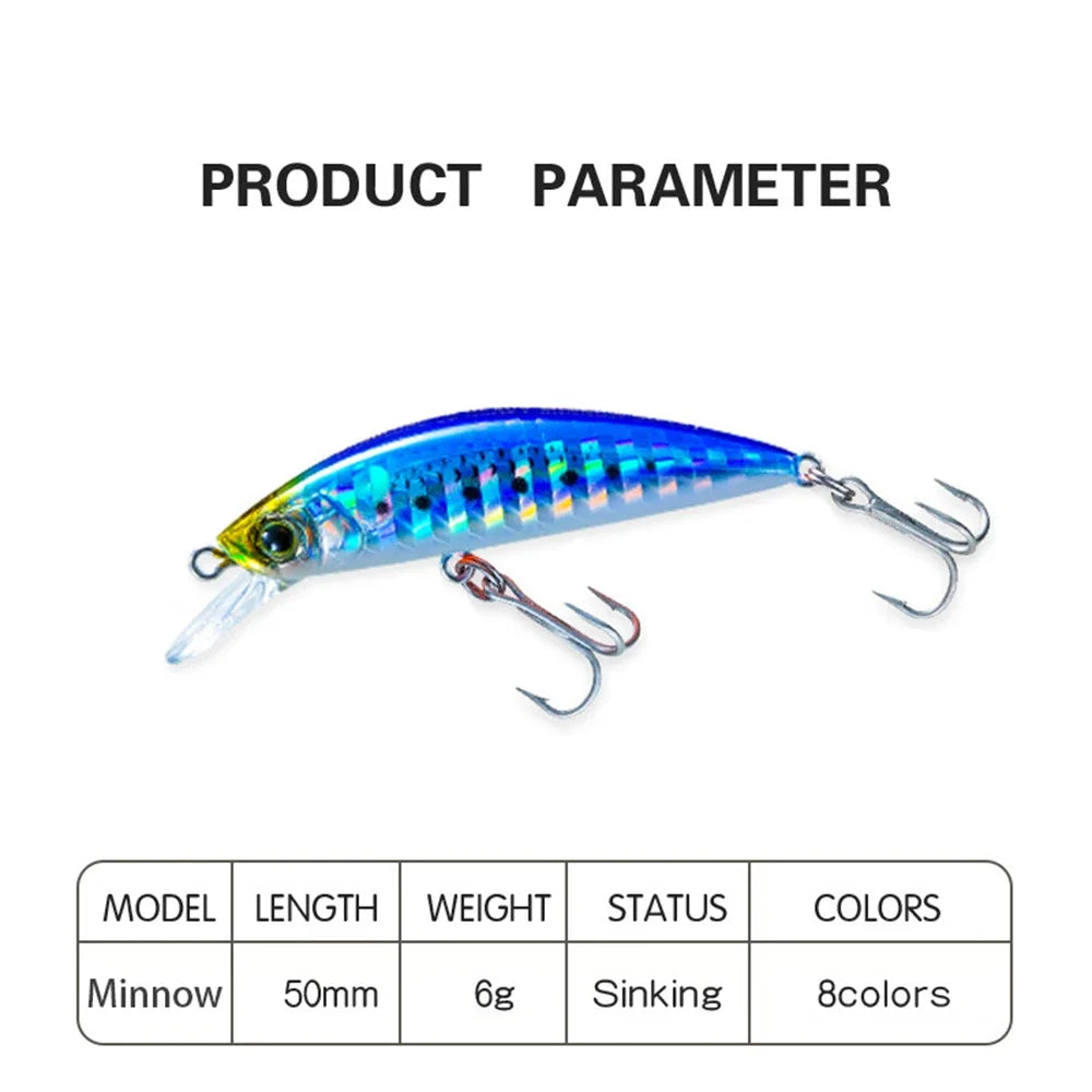 Hardcore Minnow Lure β 5cm/6g Designed for Women Who Fish Boldly