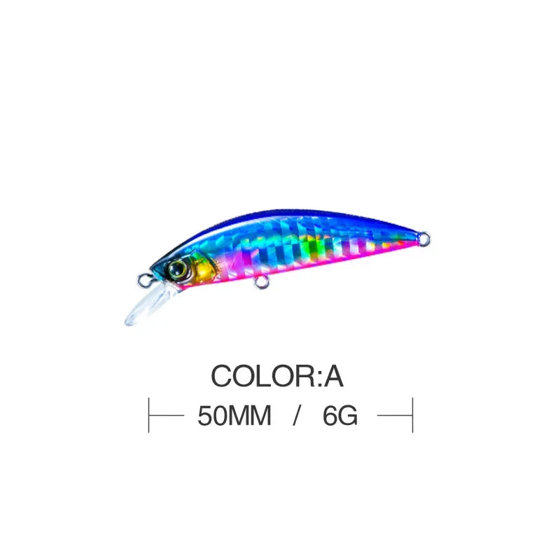 Hardcore Minnow Lure β 5cm/6g Designed for Women Who Fish Boldly