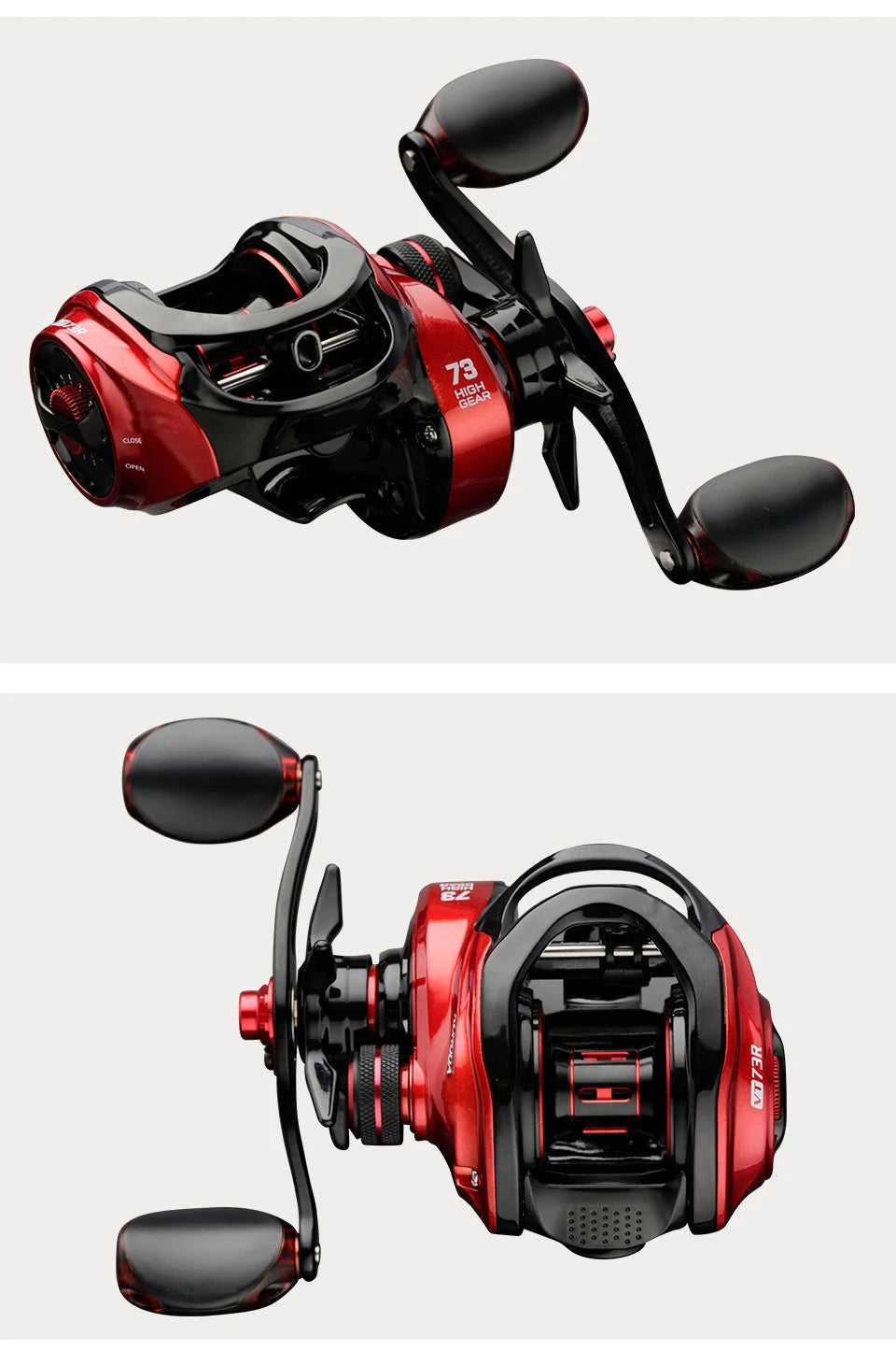 High-Speed Baitcasting Reel – 7.3:1 Gear Ratio, 8KG Max Drag