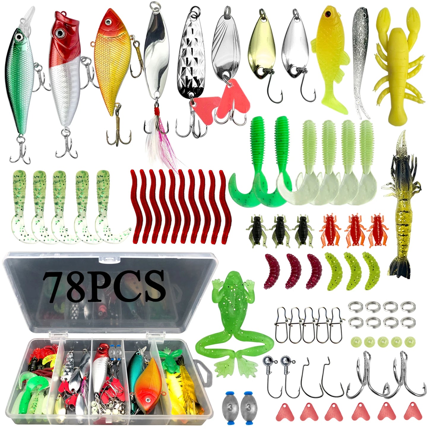 Fishing Lures Kit for Beginners - Confidence in every cast