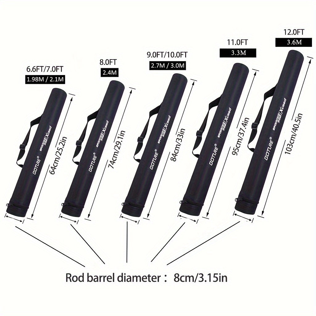 πββοΈ Goture Carbon 4-Piece Travel Fishing Rod β Spinning/Casting Combo with Tube Bag