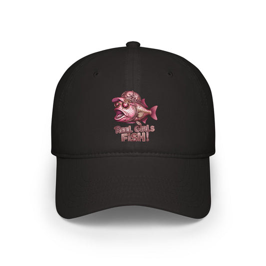 Reel Girls Fish™ Steampunk Low Profile Baseball Cap – Limited Edition