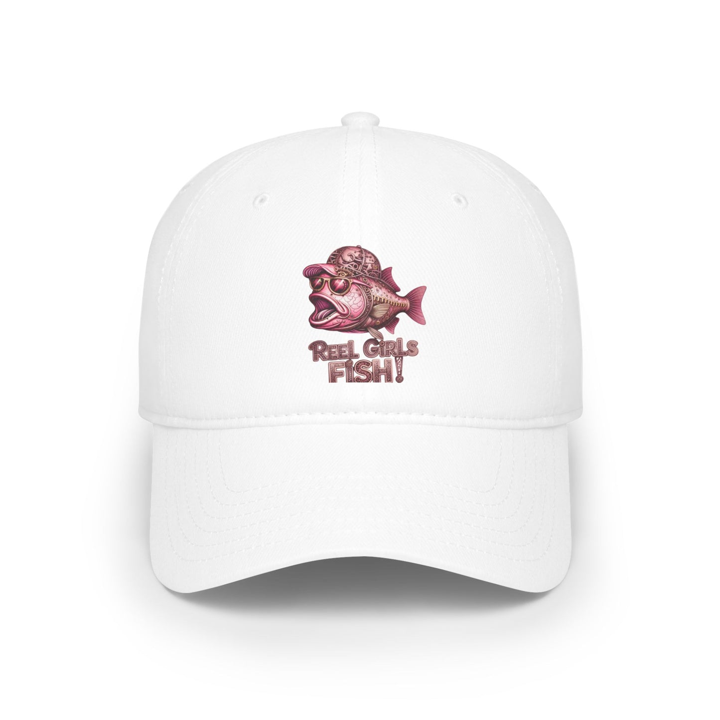 Reel Girls Fish™ Steampunk Low Profile Baseball Cap – Limited Edition