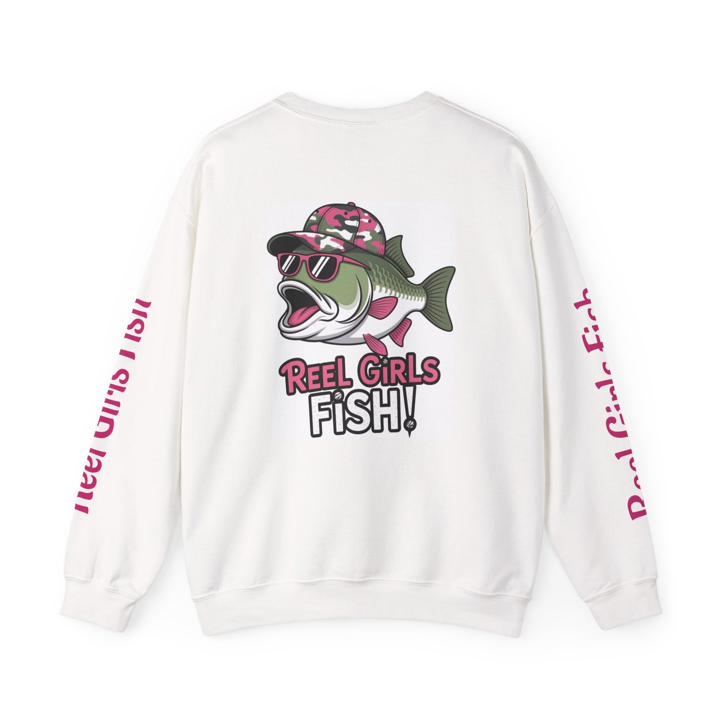 Reel Girls Fish Crewneck Sweatshirt - Style that speaks your story