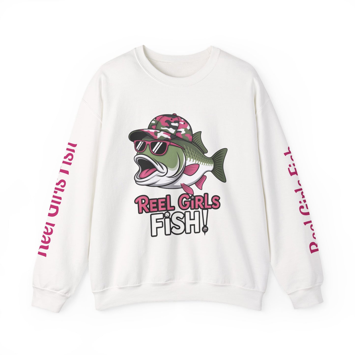 Reel Girls Fish Crewneck Sweatshirt - Style that speaks your story