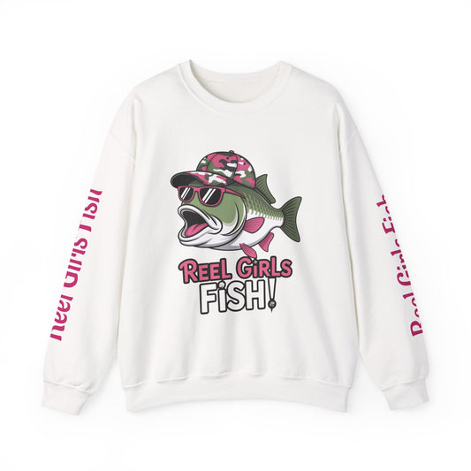 Reel Girls Fish Crewneck Sweatshirt - Style that speaks your story