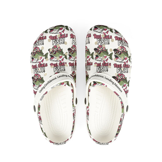 🎣 Reel in the Comfort with our Reel Girl Fish Foam Shoes