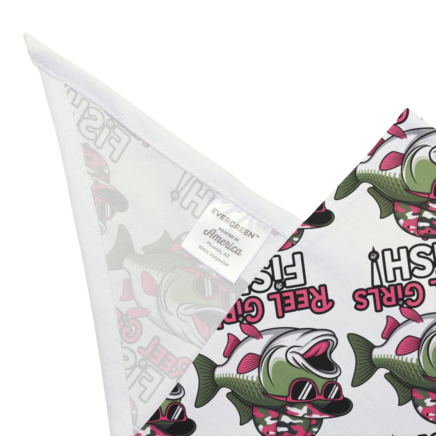 🐾 Reel Girls Fish Pet Bandana – For the Paws That Play by the Bay