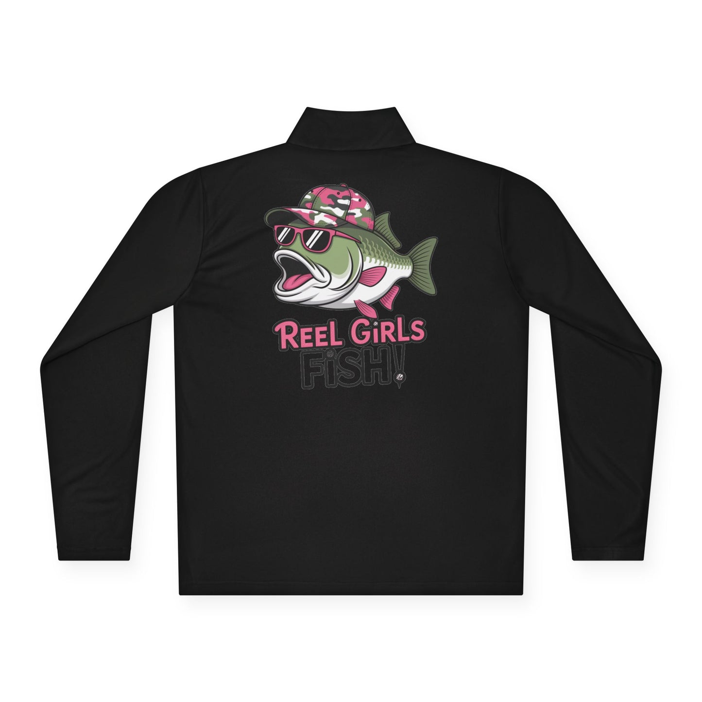 Quarter-Zip Pullover Fishing Lover's Hoodie