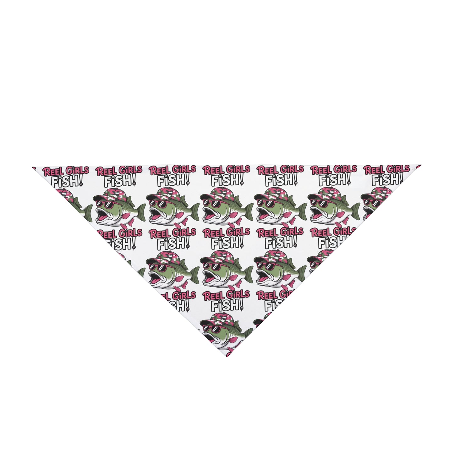 🐾 Reel Girls Fish Pet Bandana – For the Paws That Play by the Bay
