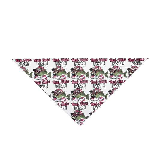 🐾 Reel Girls Fish Pet Bandana – For the Paws That Play by the Bay