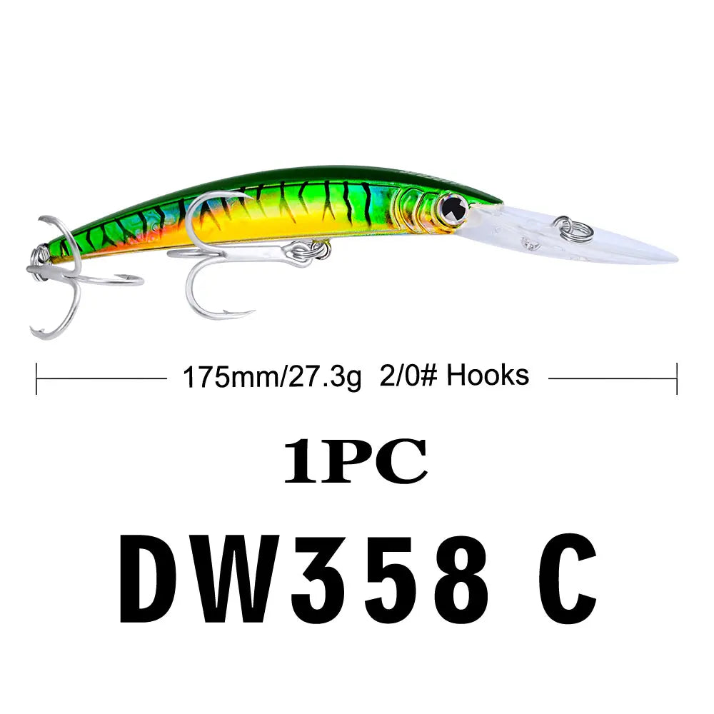 7" Minnow Fishing Lure – Bold, Bright and Built for Adventure