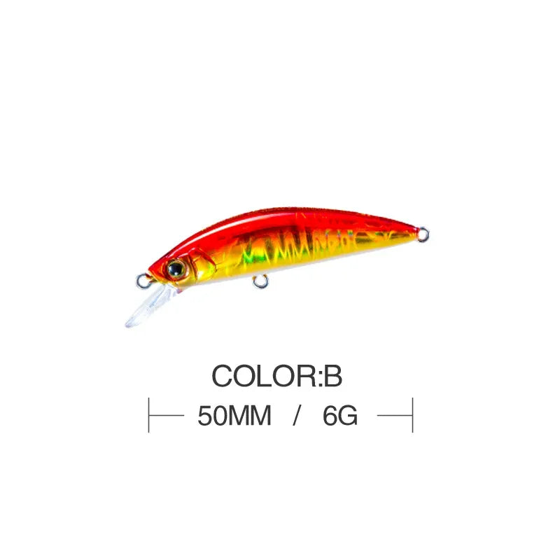 Hardcore Minnow Lure – 5cm/6g Designed for Women Who Fish Boldly