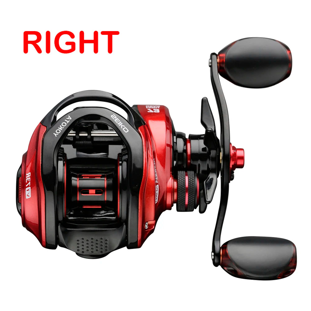 High-Speed Baitcasting Reel – 7.3:1 Gear Ratio, 8KG Max Drag