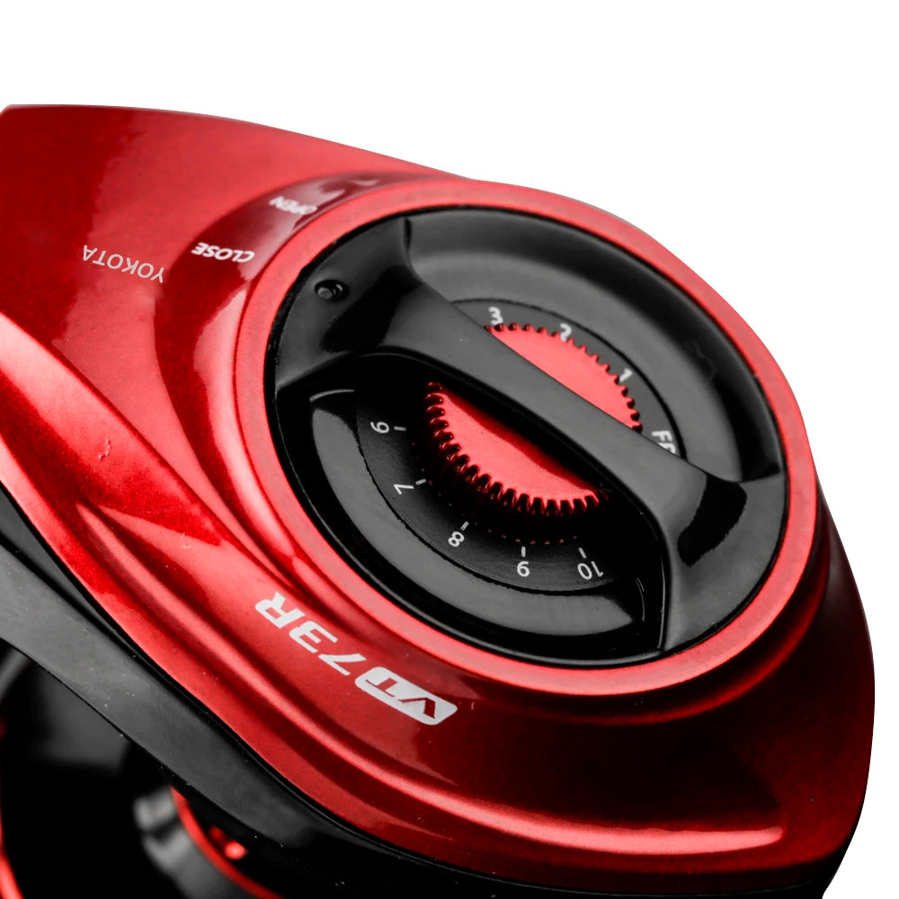 High-Speed Baitcasting Reel – 7.3:1 Gear Ratio, 8KG Max Drag