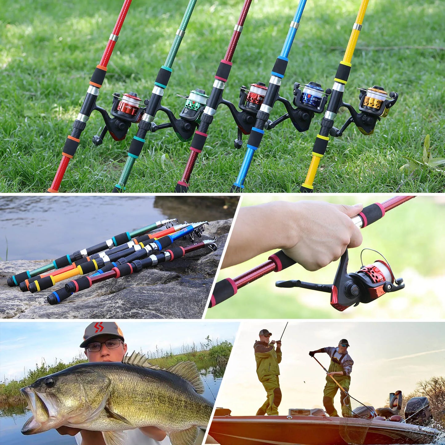 Youth Telescopic Fishing Rod & Reel Combo – 1.8M Full Kit for Confident Young Anglers