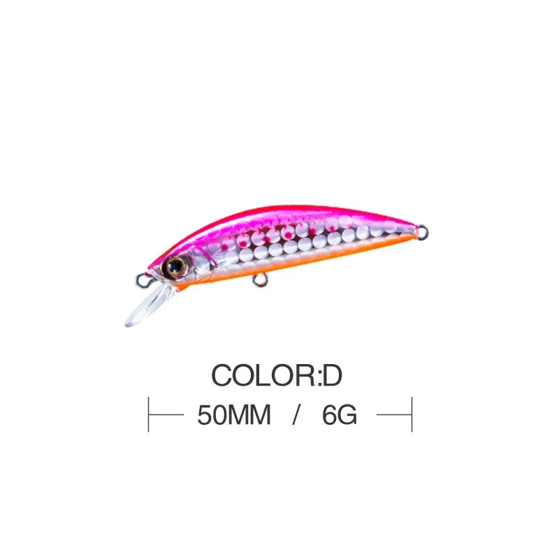 Hardcore Minnow Lure – 5cm/6g Designed for Women Who Fish Boldly